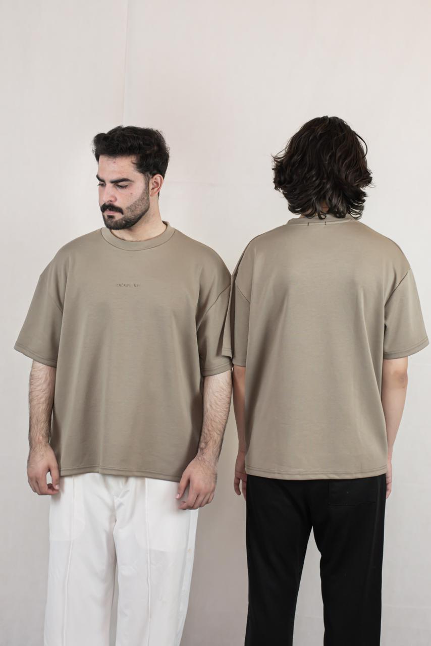 Beige Baggy Tee (Unisex)