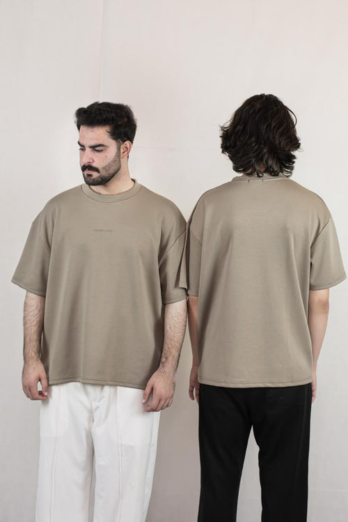 Beige Baggy Tee (Unisex)