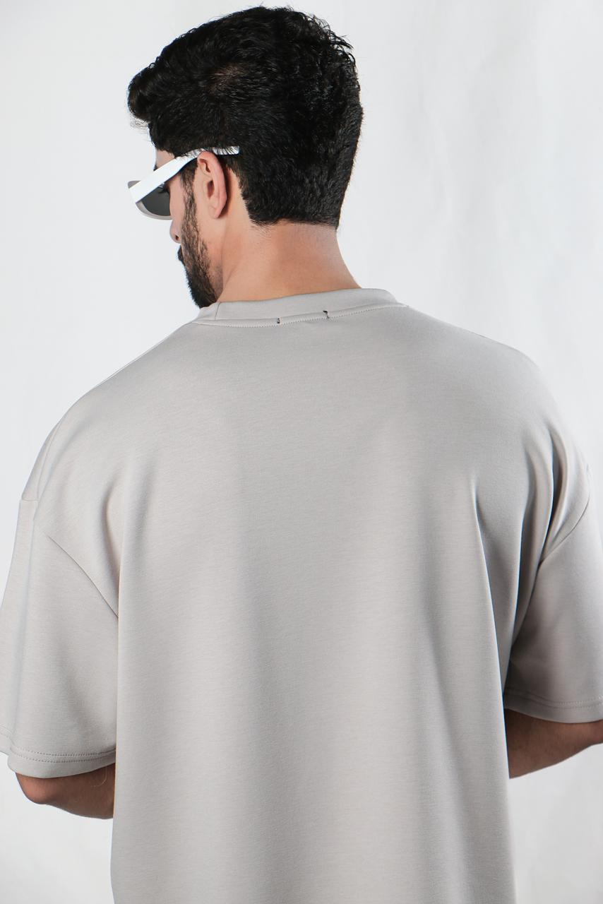 Ash White Baggy Tee (Unisex)